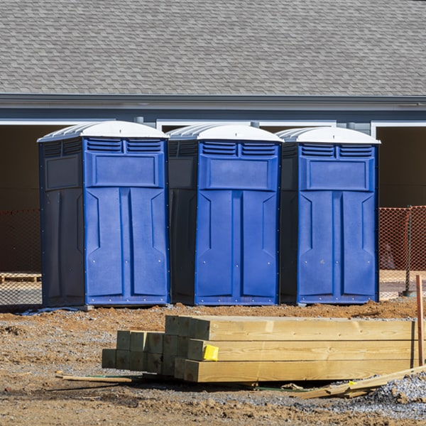 how do you ensure the portable toilets are secure and safe from vandalism during an event in Ludden North Dakota